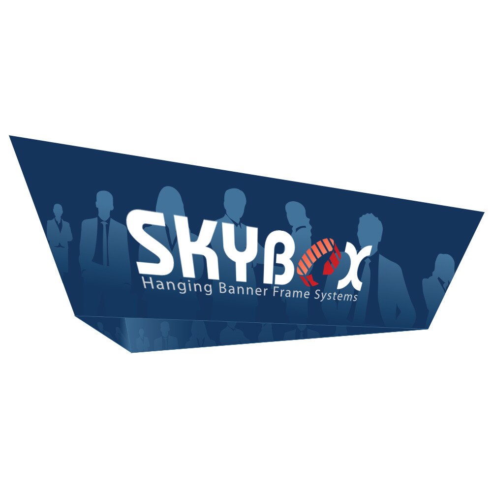 16x5 ft. Hanging Banner Tapered Triangle — Double Sided Graphic Only